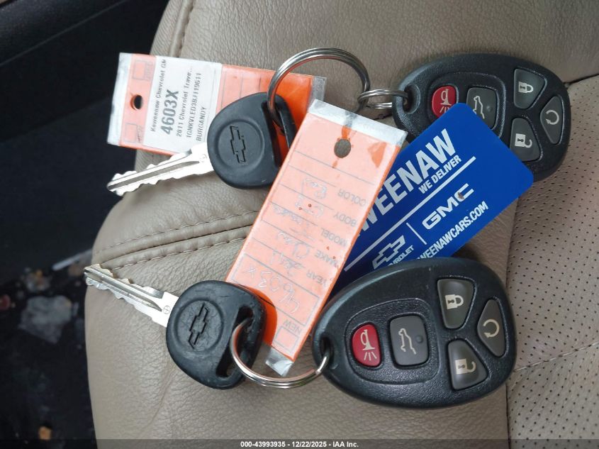 2011 Chevrolet Traverse Ltz VIN: 1GNKVLED3BJ119611 Lot: 43993935