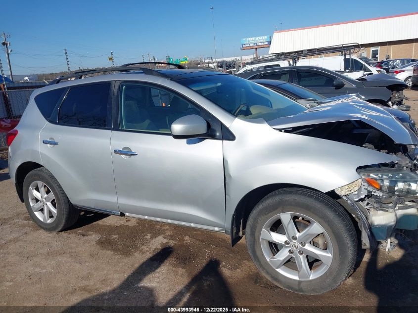 2009 Nissan Murano Sl VIN: JN8AZ18U29W015766 Lot: 43993946