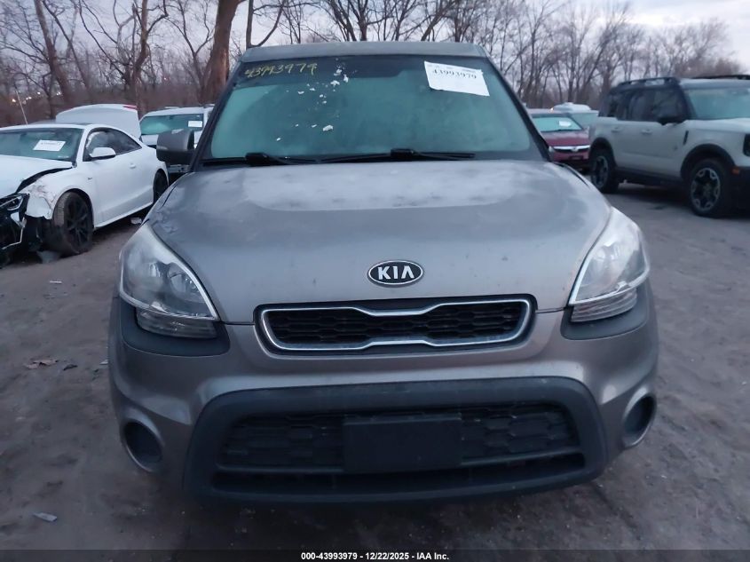 2012 Kia Soul + VIN: KNDJT2A61C7458345 Lot: 43993979