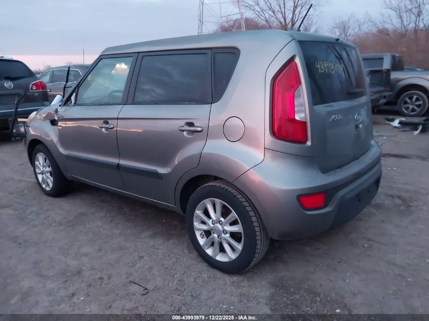 2012 Kia Soul + VIN: KNDJT2A61C7458345 Lot: 43993979