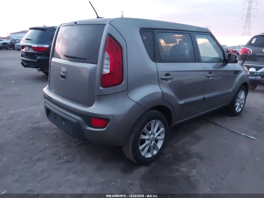 2012 Kia Soul + VIN: KNDJT2A61C7458345 Lot: 43993979