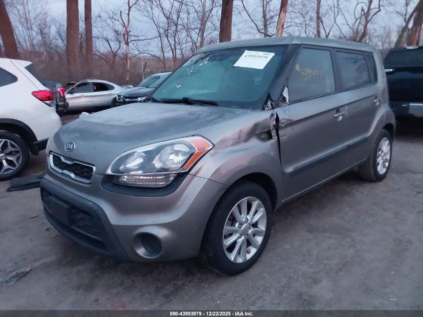2012 Kia Soul + VIN: KNDJT2A61C7458345 Lot: 43993979