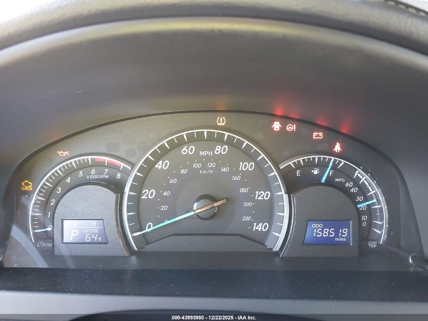 2013 Toyota Camry Xle VIN: 4T1BF1FK8DU715625 Lot: 43993980