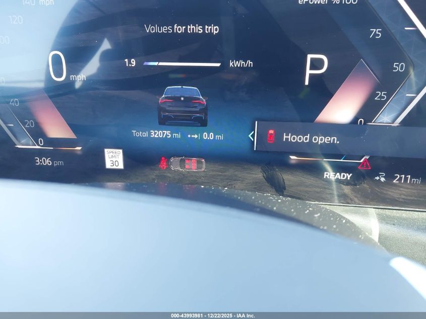 2024 BMW I4 Gran Coupe Edrive40 VIN: WBY73AW02RFR62571 Lot: 43993981