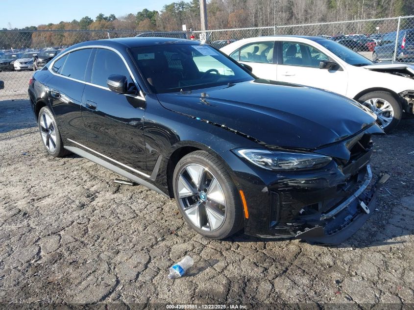 2024 BMW I4 Gran Coupe Edrive40 VIN: WBY73AW02RFR62571 Lot: 43993981