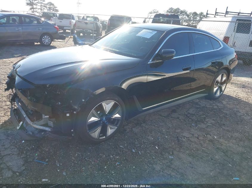 2024 BMW I4 Gran Coupe Edrive40 VIN: WBY73AW02RFR62571 Lot: 43993981