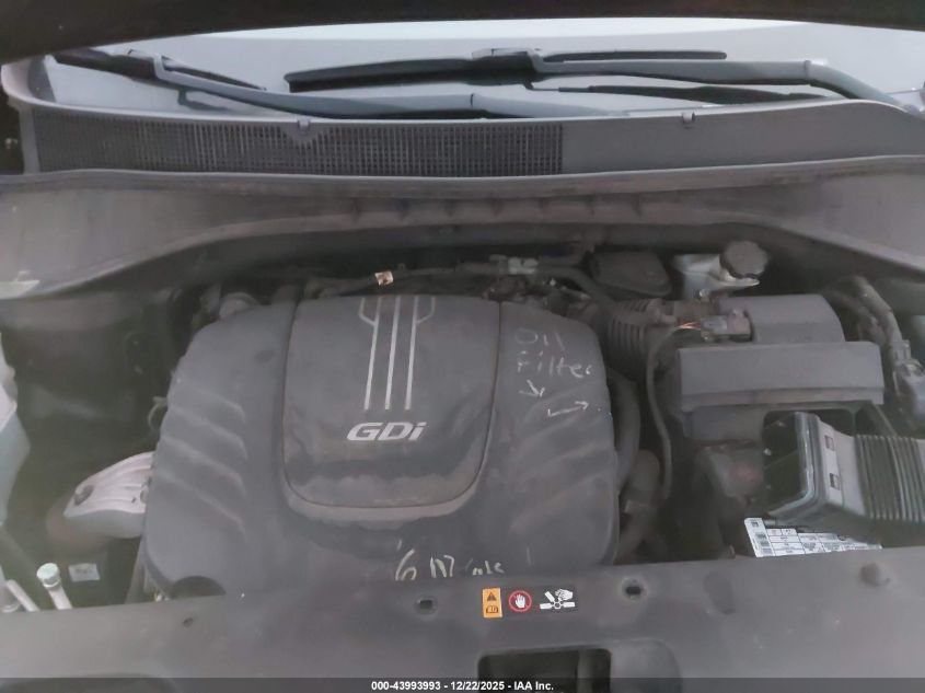 2017 Kia Sorento 3.3L Lx VIN: 5XYPGDA55HG191254 Lot: 43993993