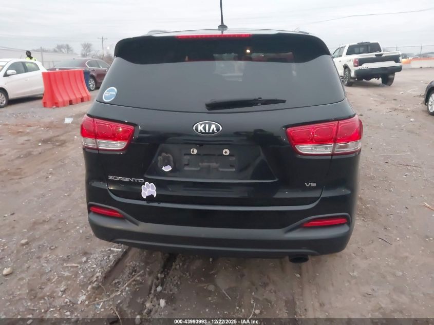 2017 Kia Sorento 3.3L Lx VIN: 5XYPGDA55HG191254 Lot: 43993993