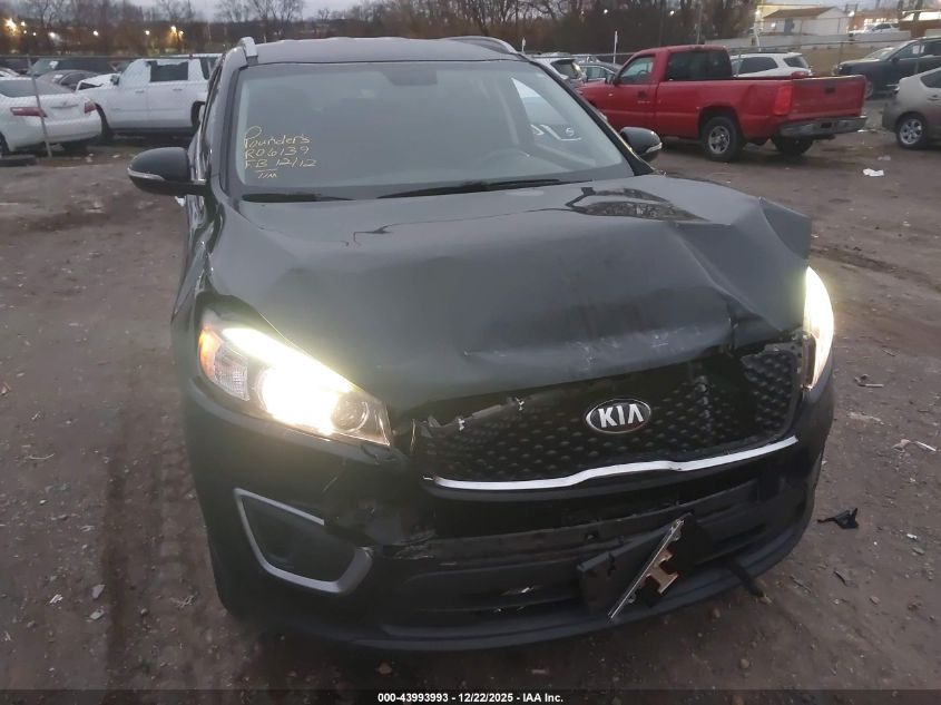 2017 Kia Sorento 3.3L Lx VIN: 5XYPGDA55HG191254 Lot: 43993993