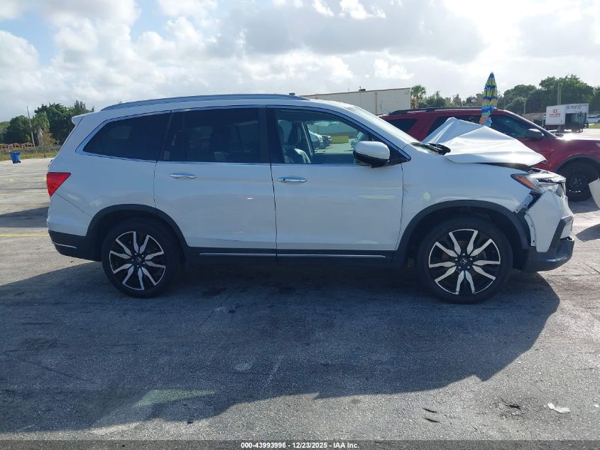 2022 Honda Pilot Awd Elite VIN: 5FNYF6H04NB073826 Lot: 43993996