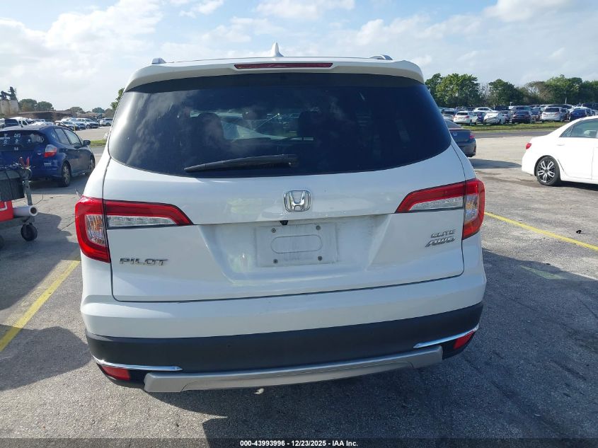 2022 Honda Pilot Awd Elite VIN: 5FNYF6H04NB073826 Lot: 43993996
