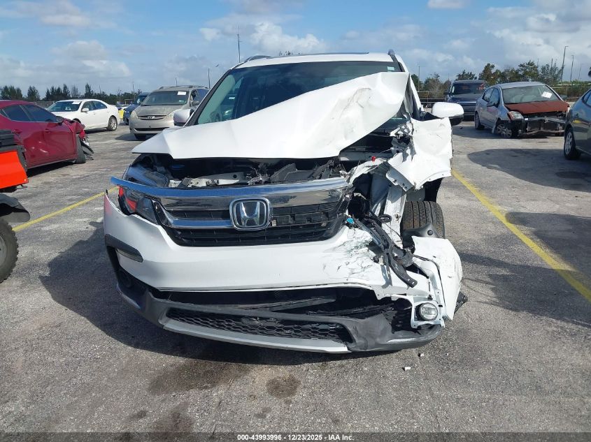 2022 Honda Pilot Awd Elite VIN: 5FNYF6H04NB073826 Lot: 43993996