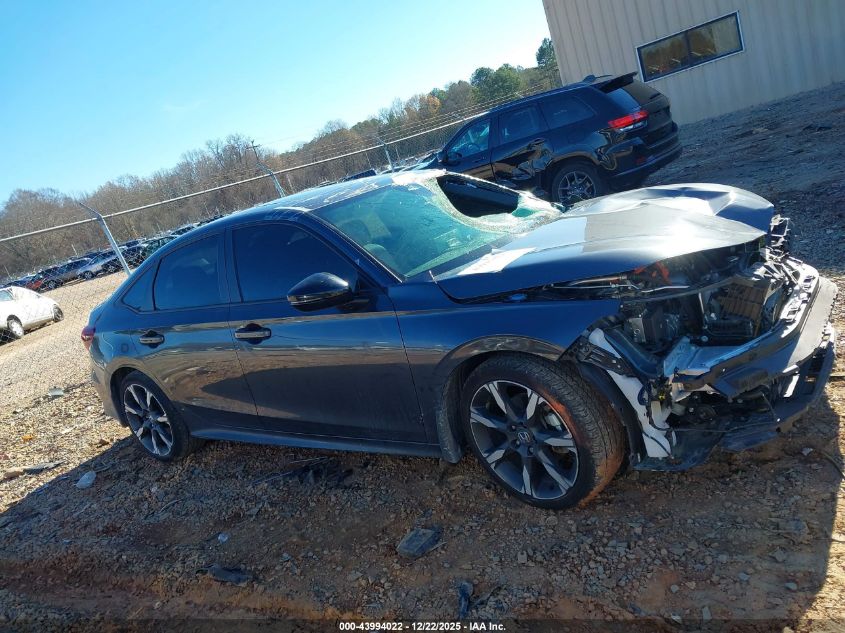 2025 Honda Civic Hybrid Sport/Sport Touring VIN: 2HGFE4F86SH302327 Lot: 43994022