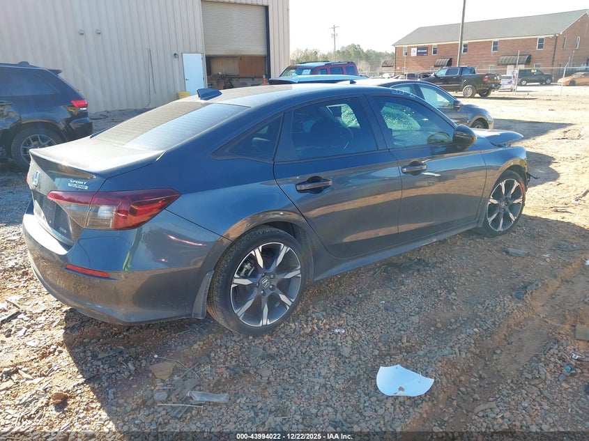 VIN 2HGFE4F86SH302327 2025 HONDA CIVIC HYBRID SPORT/SPORT TOURING