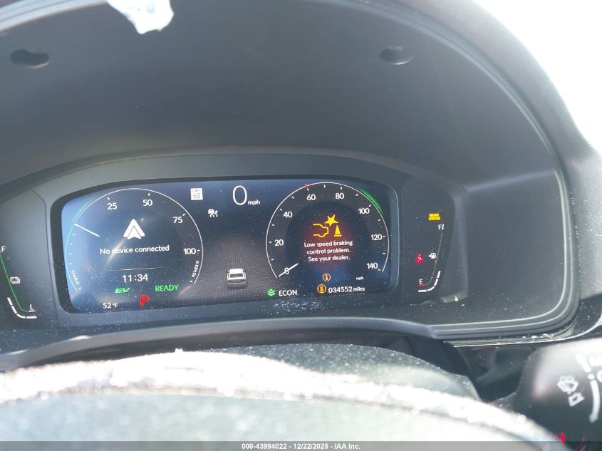 2025 Honda Civic Hybrid Sport/Sport Touring VIN: 2HGFE4F86SH302327 Lot: 43994022