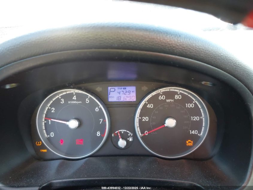 2011 Hyundai Accent Gls VIN: KMHCN4AC0BU544438 Lot: 43994032