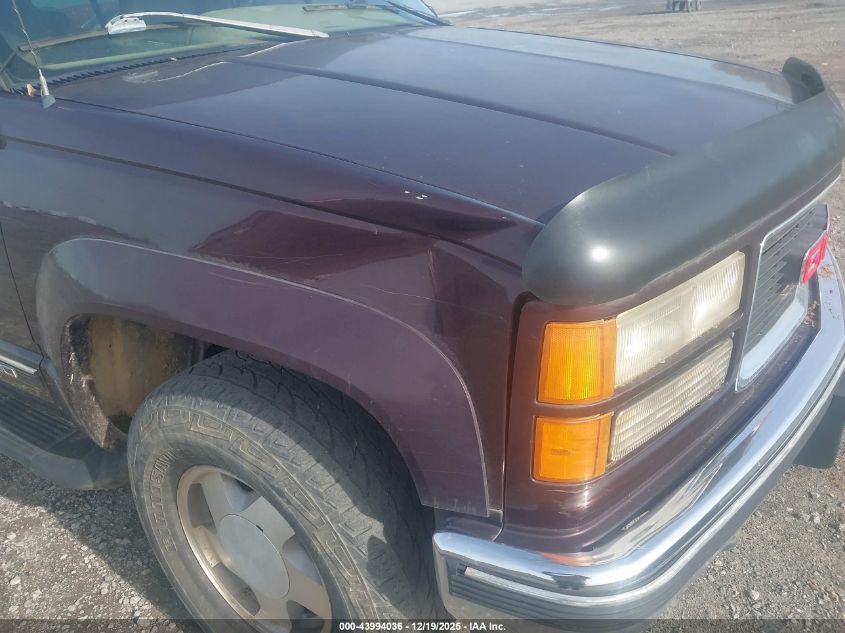 1996 GMC Yukon VIN: 3GKEK18R7TG522444 Lot: 43994036