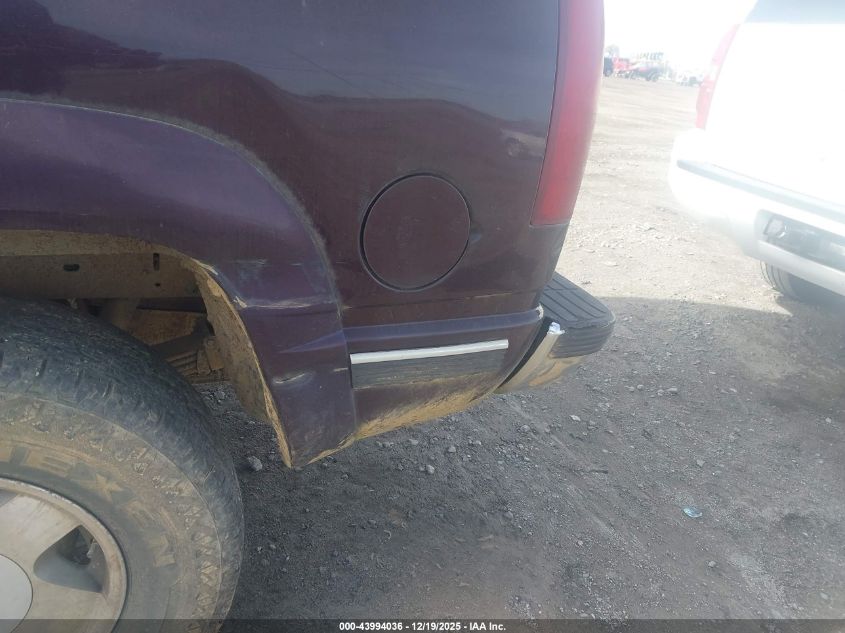 1996 GMC Yukon VIN: 3GKEK18R7TG522444 Lot: 43994036