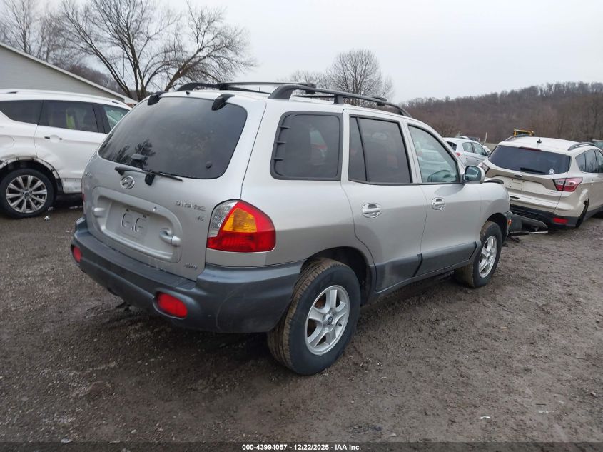 2003 Hyundai Santa Fe Gls/Lx VIN: KM8SC73D63U421303 Lot: 43994057