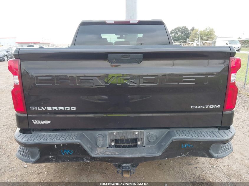 2020 Chevrolet Silverado 1500 2Wd Short Bed Custom VIN: 3GCPWBEH2LG140834 Lot: 43994090