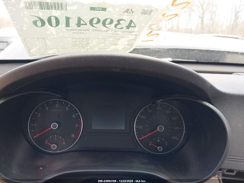 2018 Kia Optima Lx VIN: 5XXGT4L37JG258468 Lot: 43994106