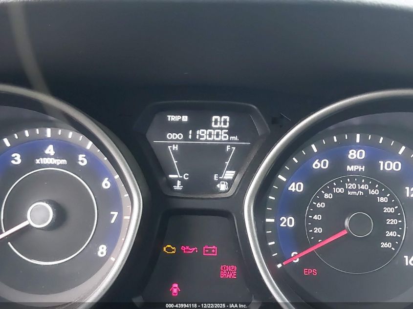 2011 Hyundai Elantra Gls VIN: 5NPDH4AE7BH047804 Lot: 43994118