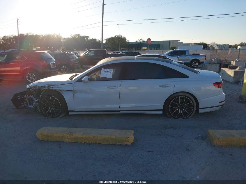 2020 Audi A8 L 60 Tfsi Quattro Tiptronic VIN: WAU8EAF8XLN004116 Lot: 43994131