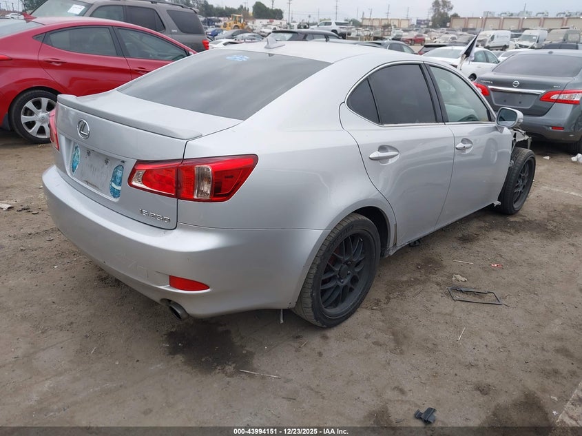 2012 Lexus Is 250 2.5 Silver Lot 111043994151 Vin JTHBF5C24C5174063