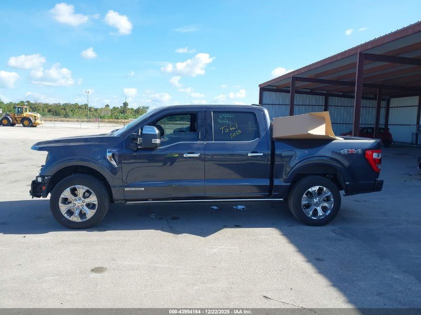 2021 Ford F-150 Platinum VIN: 1FTFW1ED3MFC00500 Lot: 43994164