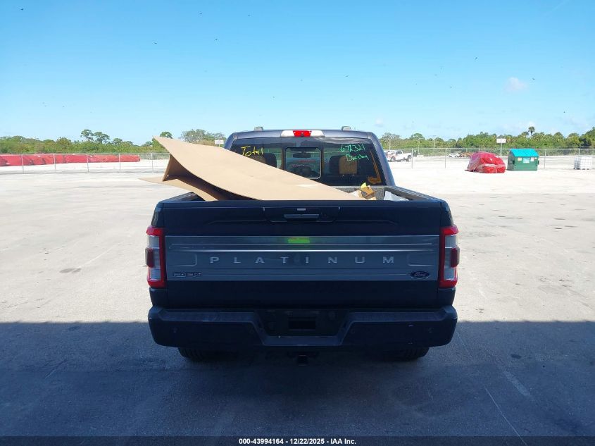 2021 Ford F-150 Platinum VIN: 1FTFW1ED3MFC00500 Lot: 43994164