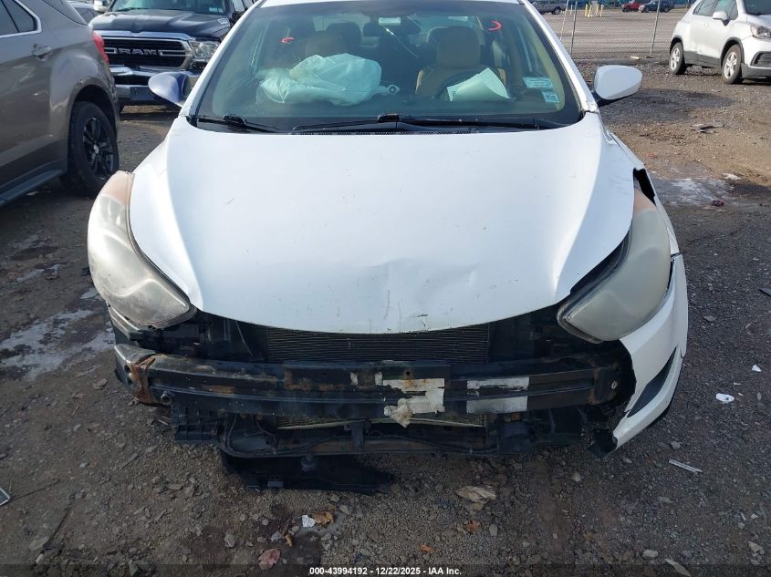 2013 Hyundai Elantra Gls VIN: 5NPDH4AE9DH385711 Lot: 43994192