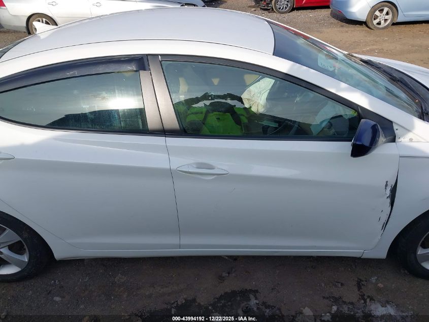 2013 Hyundai Elantra Gls VIN: 5NPDH4AE9DH385711 Lot: 43994192