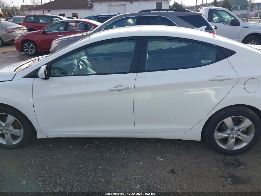 2013 Hyundai Elantra Gls VIN: 5NPDH4AE9DH385711 Lot: 43994192