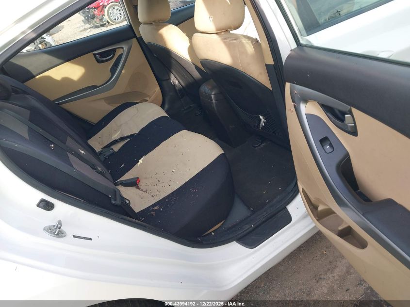 2013 Hyundai Elantra Gls VIN: 5NPDH4AE9DH385711 Lot: 43994192