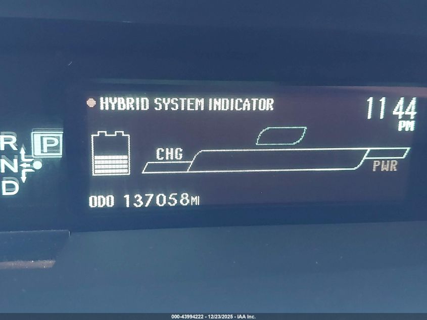 2010 Toyota Prius Ii VIN: JTDKN3DUXA1171861 Lot: 43994222