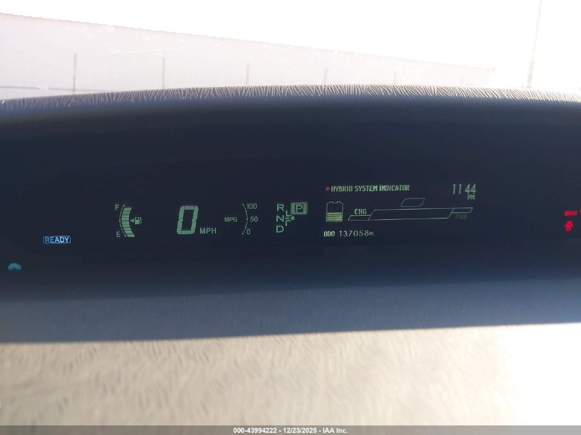 2010 Toyota Prius Ii VIN: JTDKN3DUXA1171861 Lot: 43994222