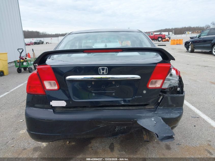 2001 Honda Civic Lx VIN: 1HGES16551L043887 Lot: 43994227
