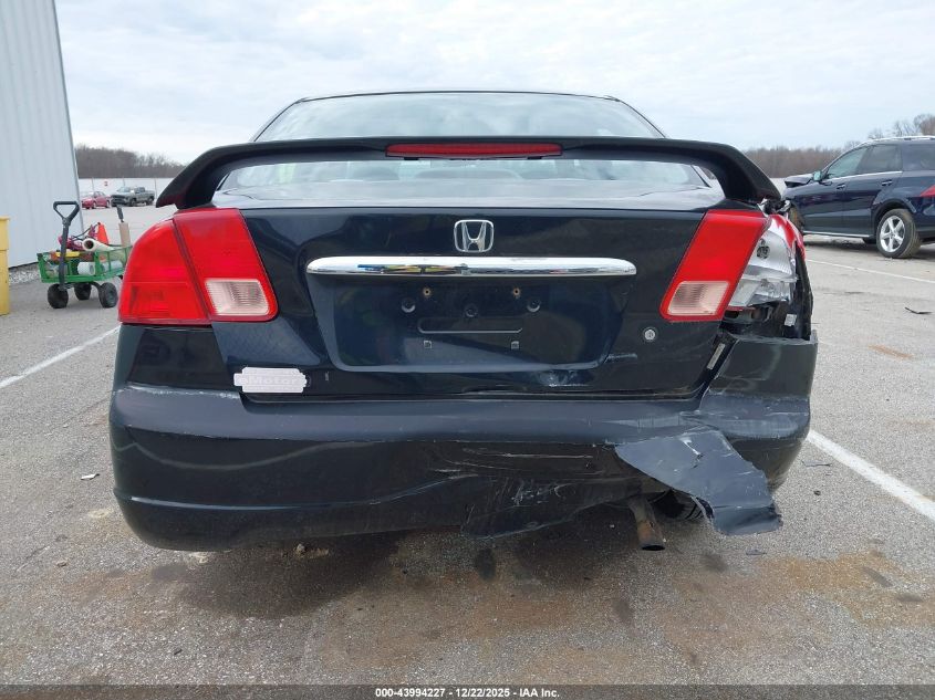 2001 Honda Civic Lx VIN: 1HGES16551L043887 Lot: 43994227