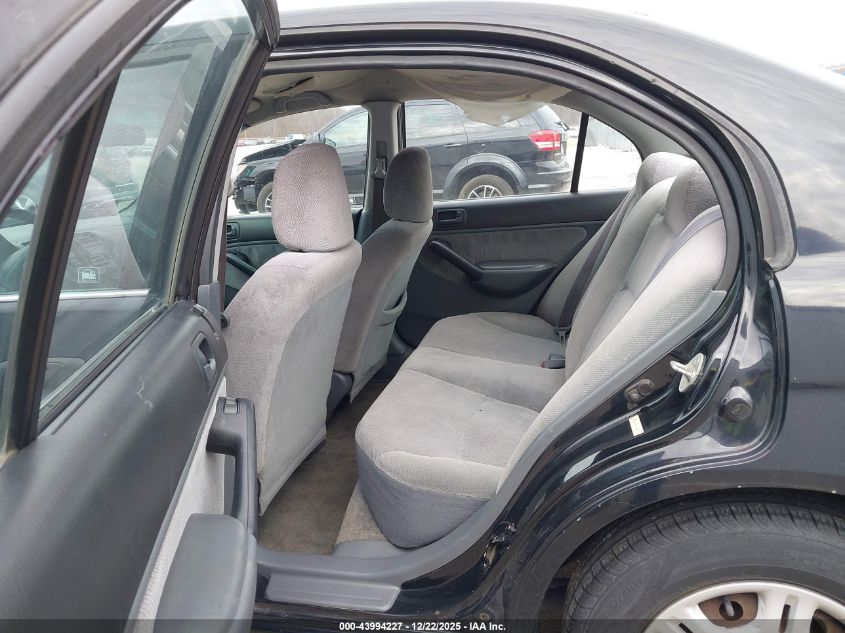 2001 Honda Civic Lx VIN: 1HGES16551L043887 Lot: 43994227