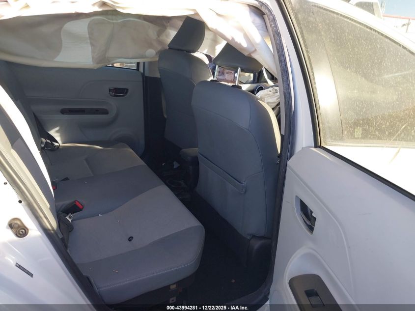 2012 Toyota Prius C Four VIN: JTDKDTB38C1519771 Lot: 43994281