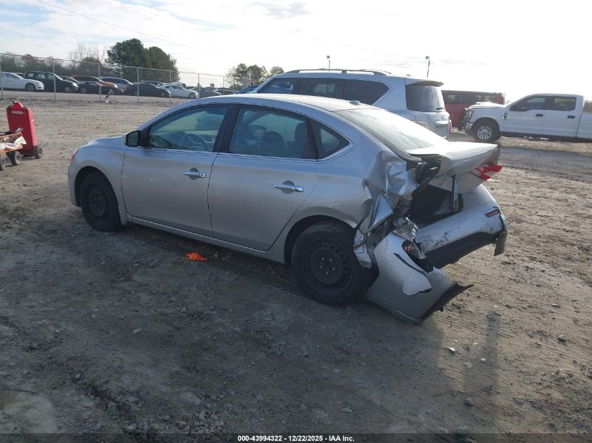 2015 Nissan Sentra Sv VIN: 3N1AB7AP3FY298693 Lot: 43994322