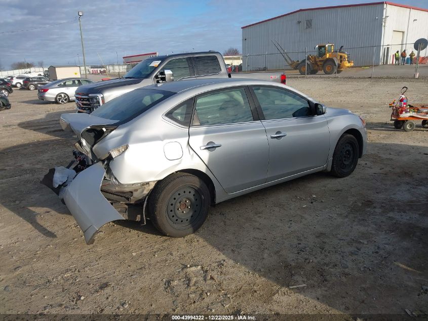 2015 Nissan Sentra Sv VIN: 3N1AB7AP3FY298693 Lot: 43994322