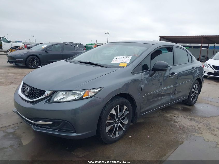 2013 Honda Civic Ex VIN: 19XFB2F84DE032816 Lot: 43994328