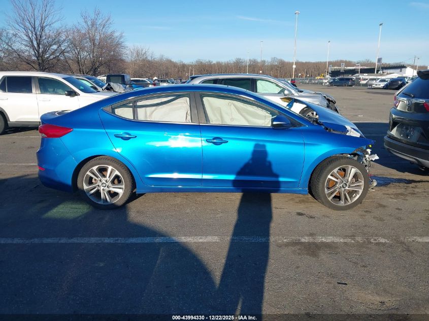 2018 Hyundai Elantra Limited VIN: 5NPD84LF6JH287043 Lot: 43994330