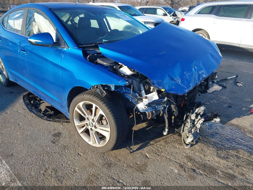 2018 Hyundai Elantra Limited VIN: 5NPD84LF6JH287043 Lot: 43994330