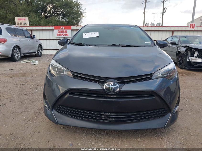 2019 Toyota Corolla Le VIN: 5YFBURHE4KP875477 Lot: 43994357