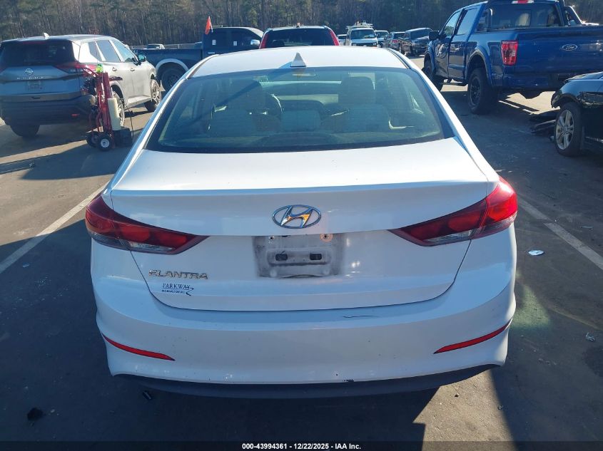 2018 Hyundai Elantra Value Edition VIN: 5NPD84LF7JH341899 Lot: 43994361