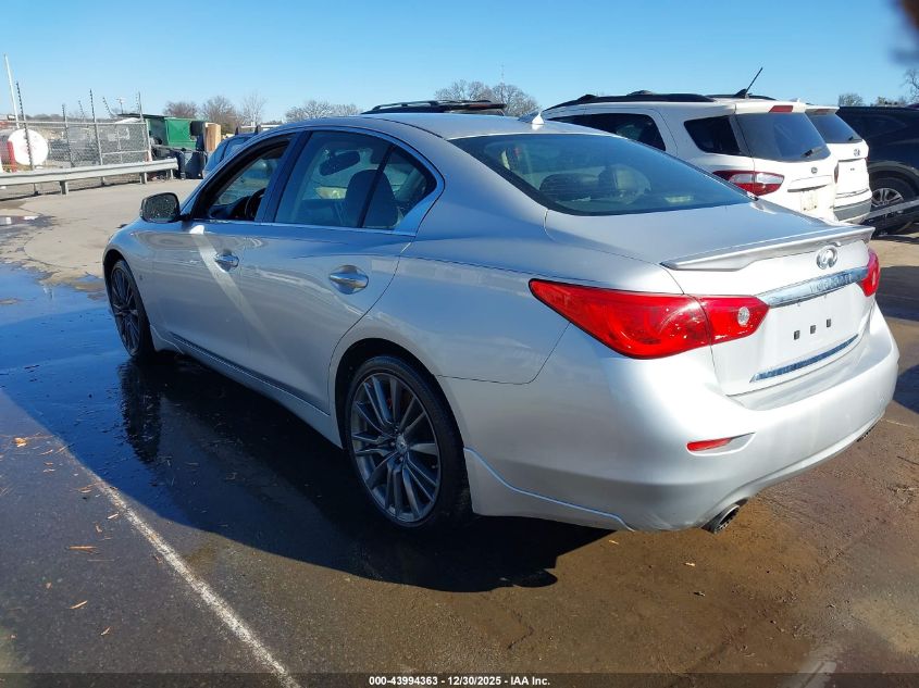 2016 Infiniti Q50 3.0T Red Sport 400