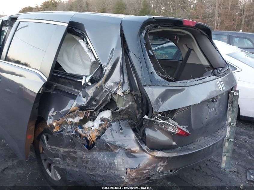 2014 Honda Odyssey Ex-L VIN: 5FNRL5H66EB064735 Lot: 43994364