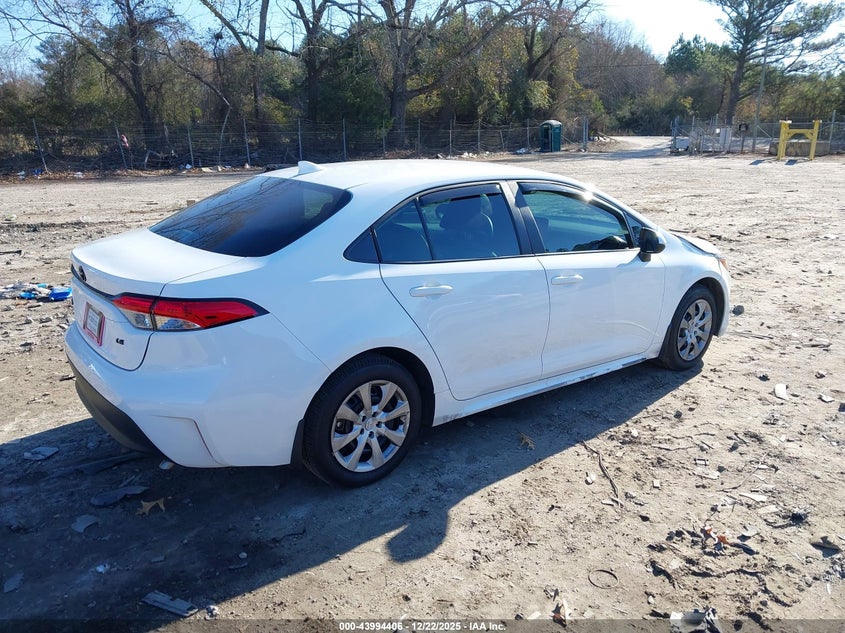 Vin: 5yfb4mde4tp388208, lot: 44490148, toyota corolla le 20264